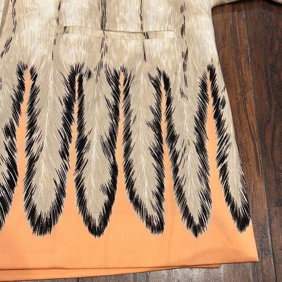 Shamask size 1 women’s size 6 open front cotton blazer with silk lining all over - Picture 3 of 11